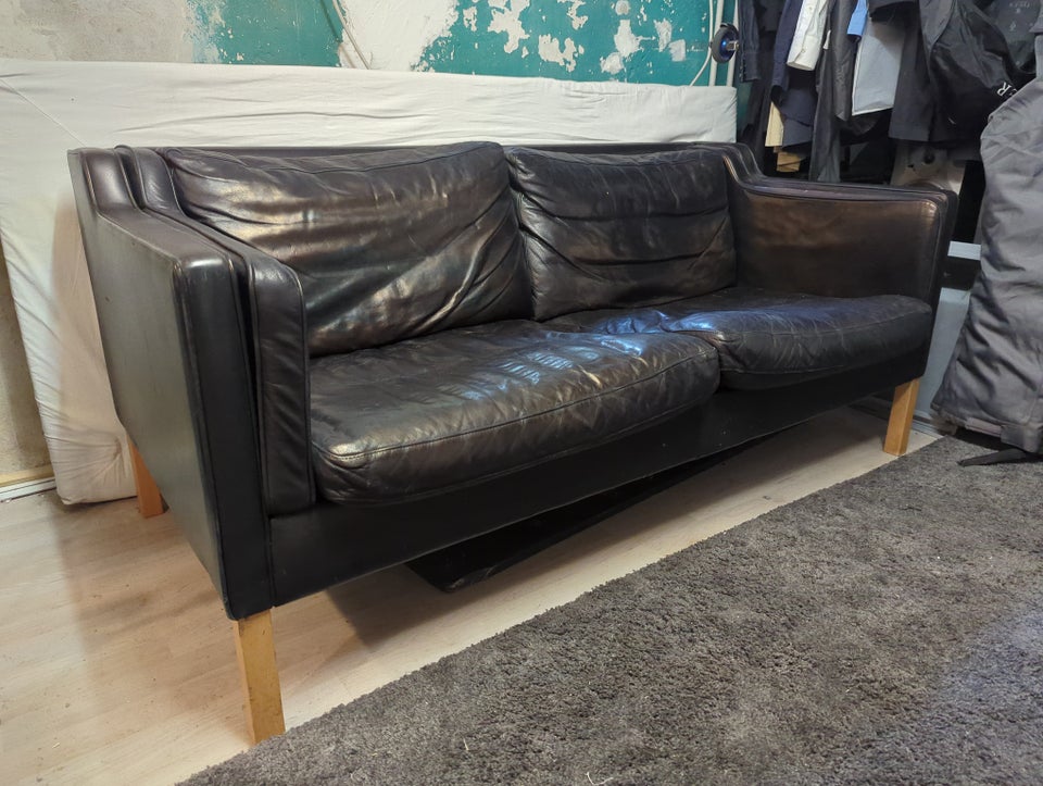 Sofa læder 2 pers