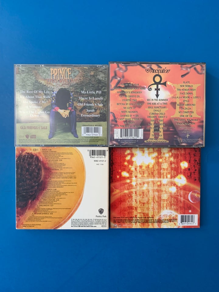 PRINCE: 4 CD ALBUMS, RB