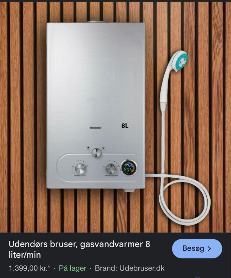 Andet, Gasvandvarmer