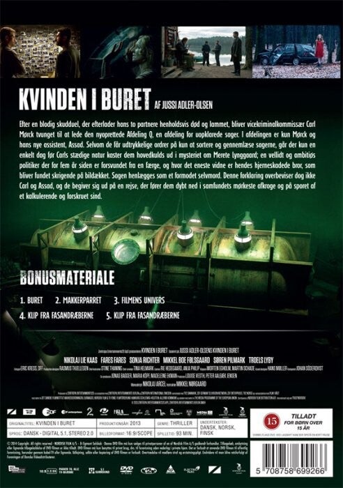 Kvinden i buret DVD thriller