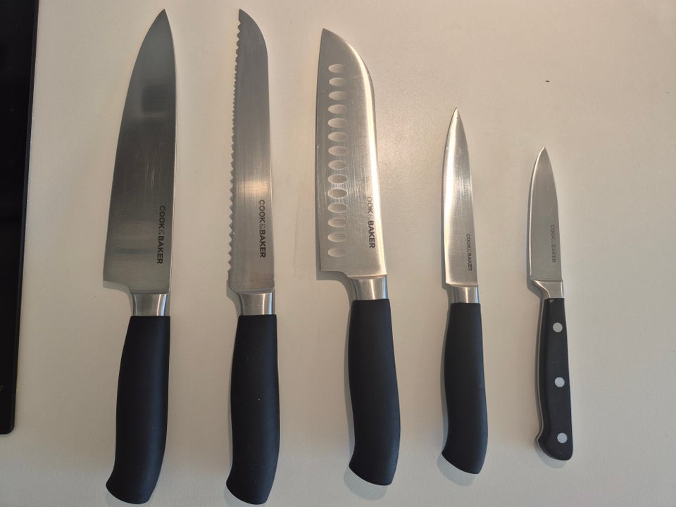 Knive, knivsæt, Cook and Baker