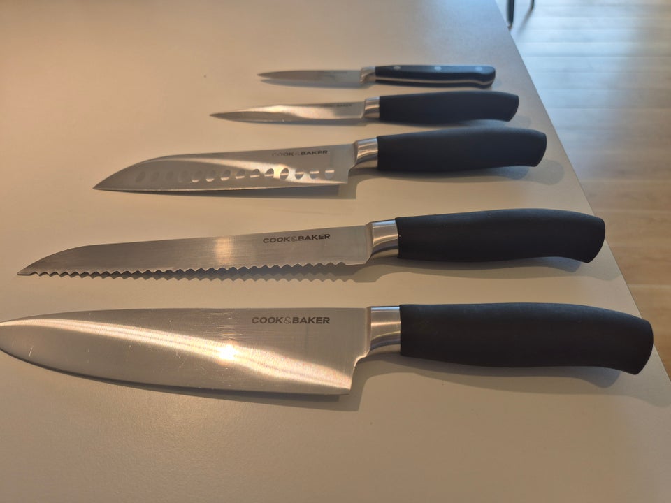 Knive, knivsæt, Cook and Baker