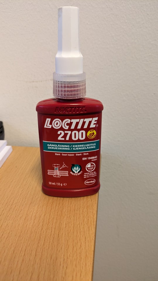 Andet håndværktøj, Loctite 2700