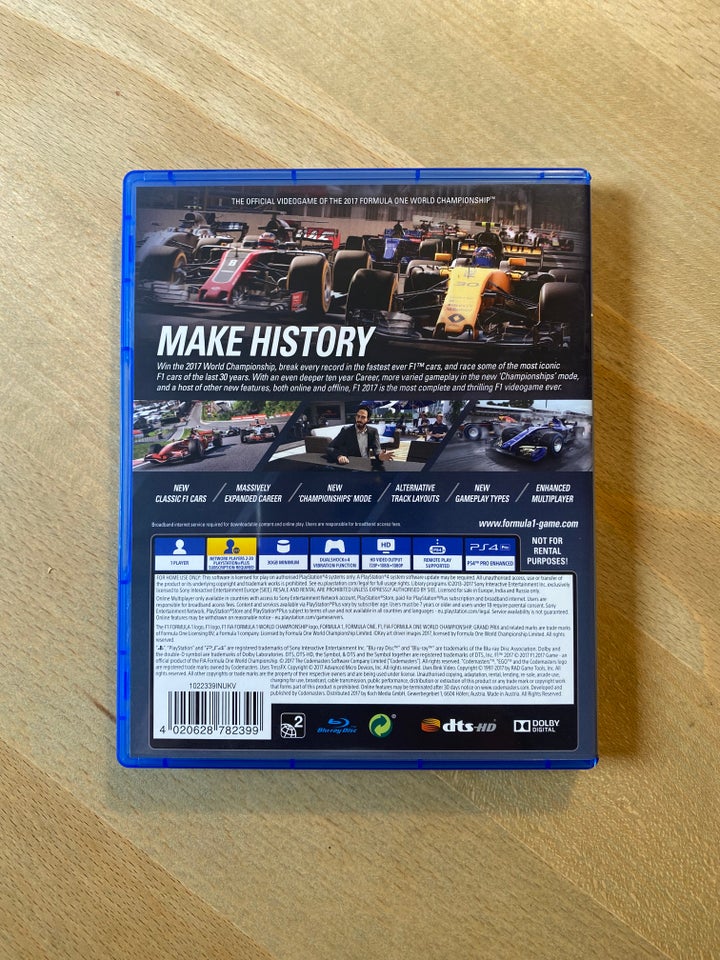 F1 2017, PS4