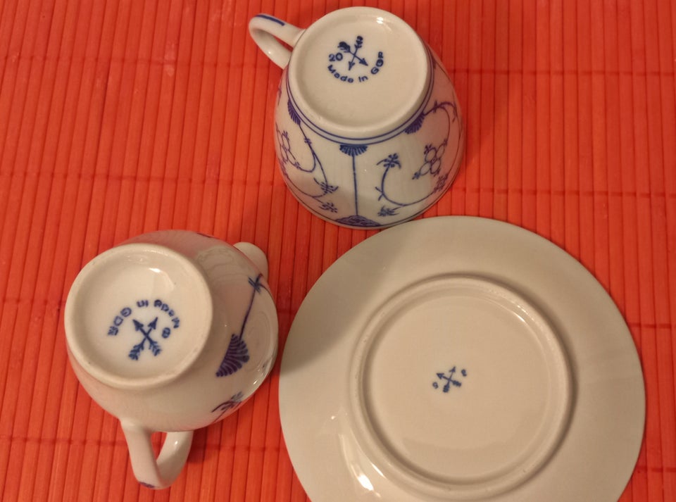 Porcelæn, Musselmalet kaffestel