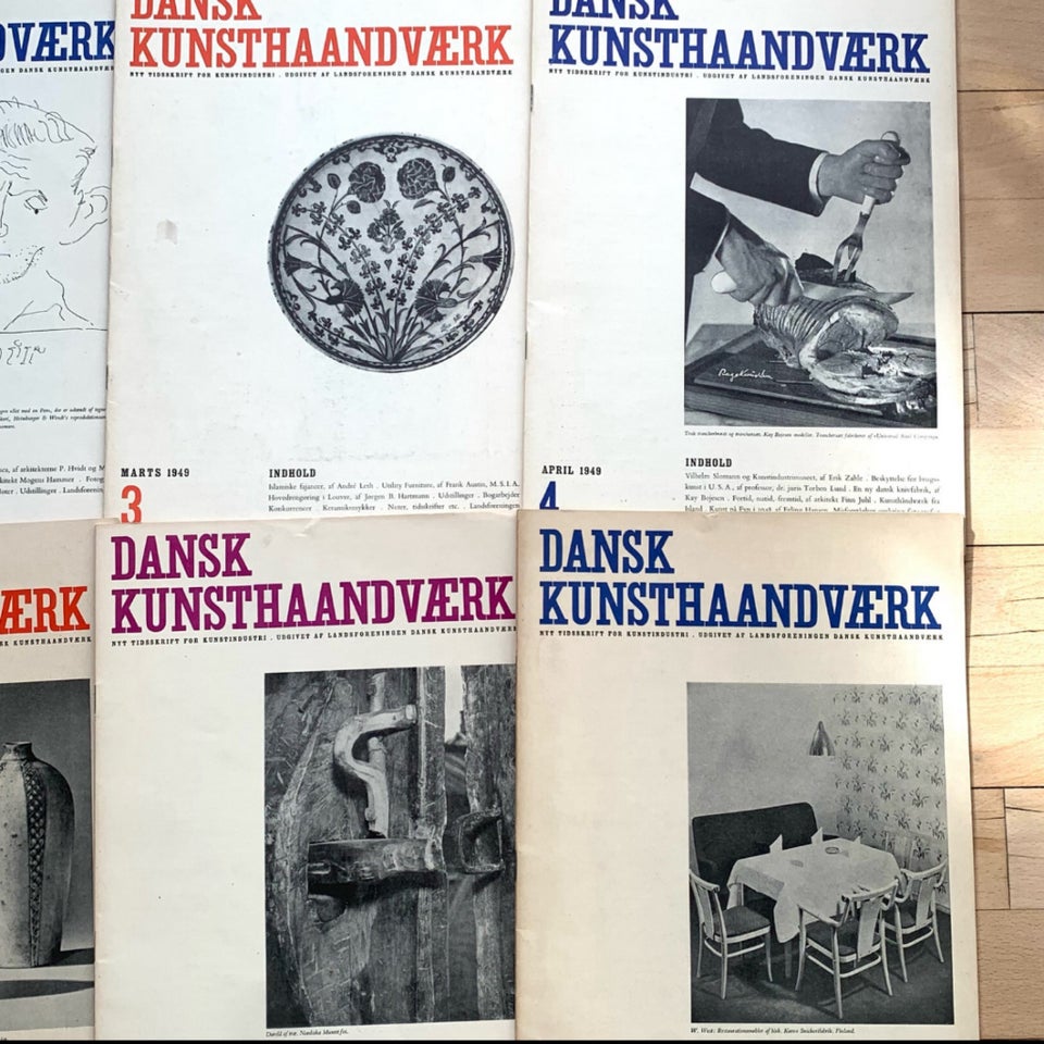 Dansk Kunsthaandværk 1949, emne: