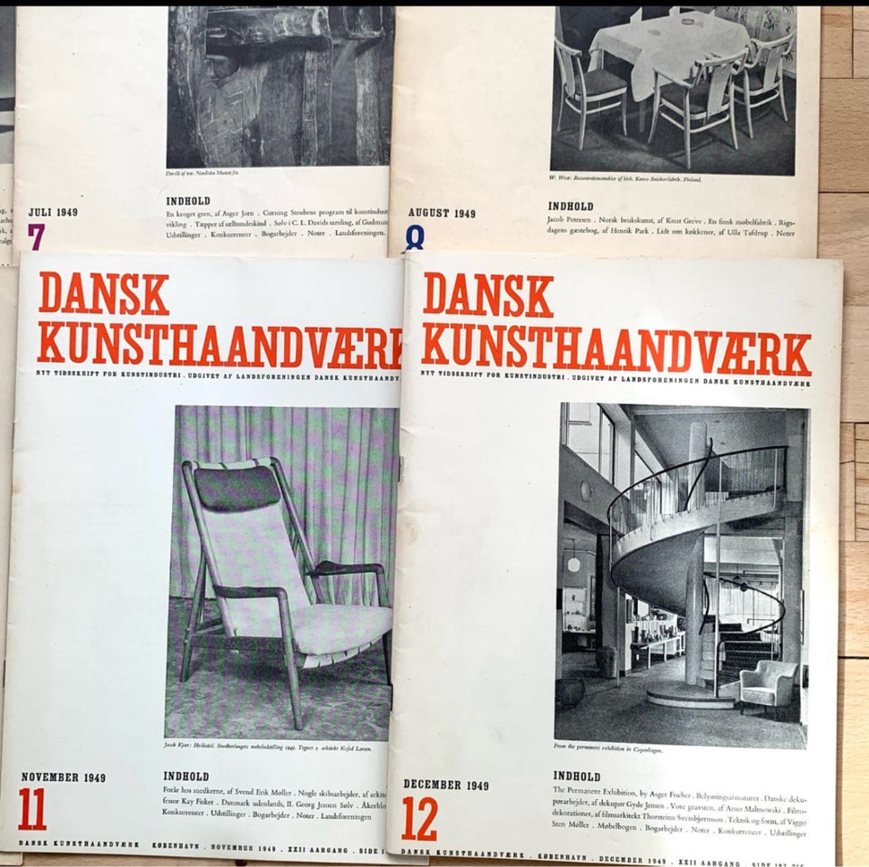 Dansk Kunsthaandværk 1949, emne: