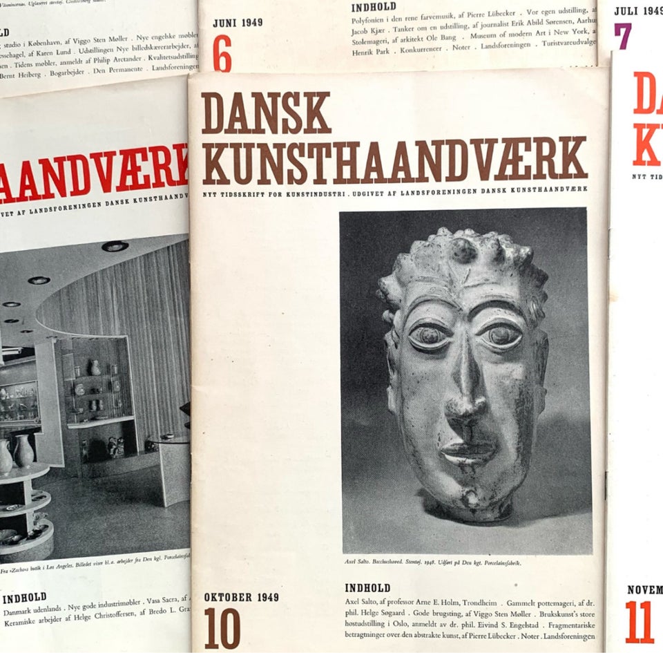 Dansk Kunsthaandværk 1949, emne: