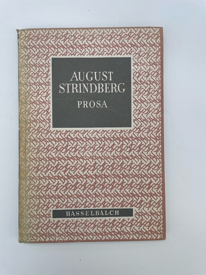 Prosa, August Strindberg, genre: