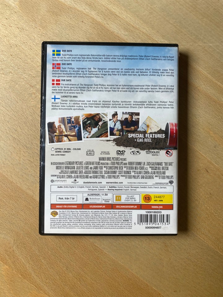 Due Date (2010) DVD komedie