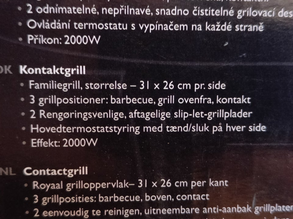 Anden grill, Grundig