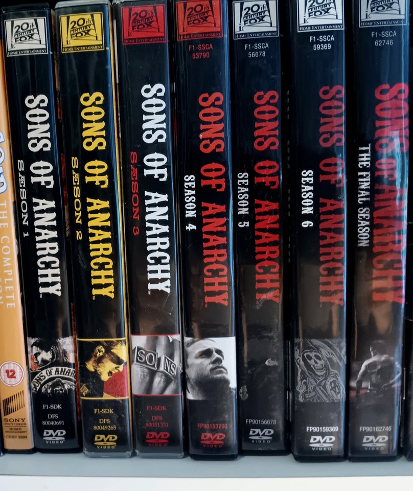 Sons of Anarchy (Hele serien), DVD,