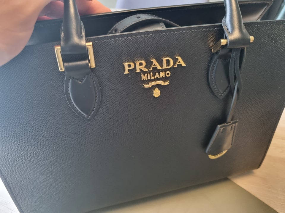 Clutch Prada læder