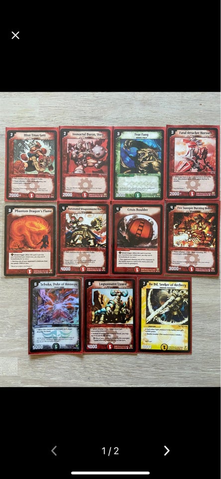 Samlekort Duel masters