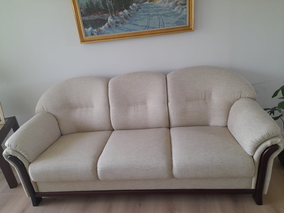 Sofagruppe stof 3 pers