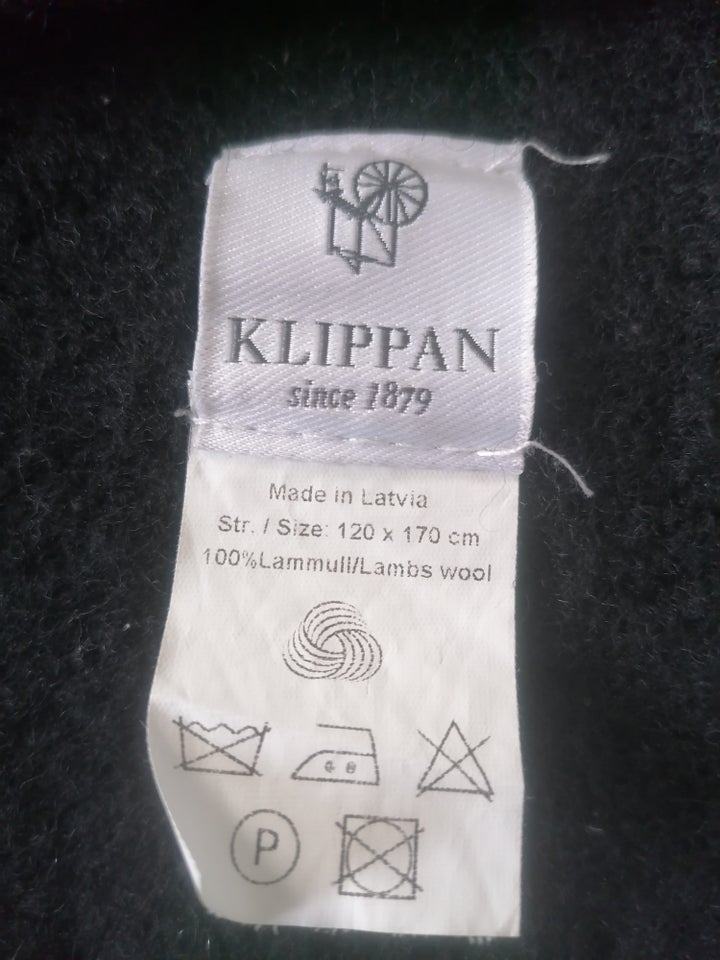 Plaid Klippan 100% Lammeuld