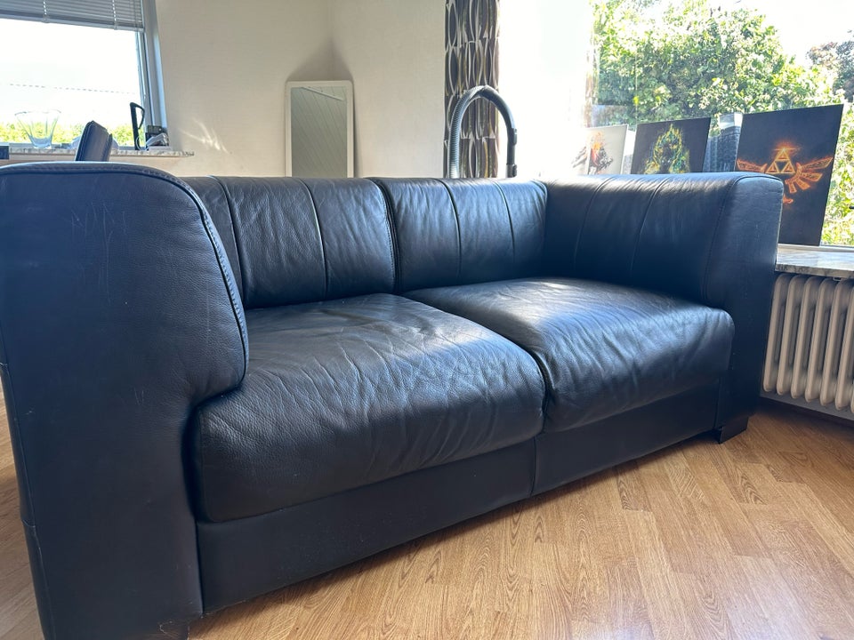 Sofa læder 2 pers