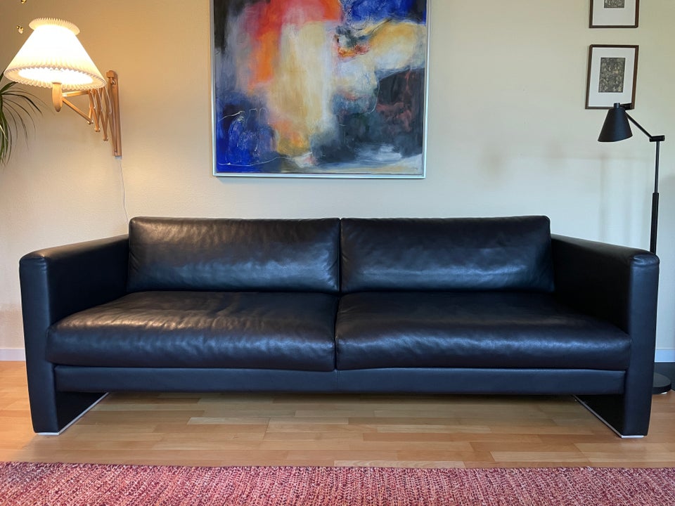 Sofa læder 3 pers