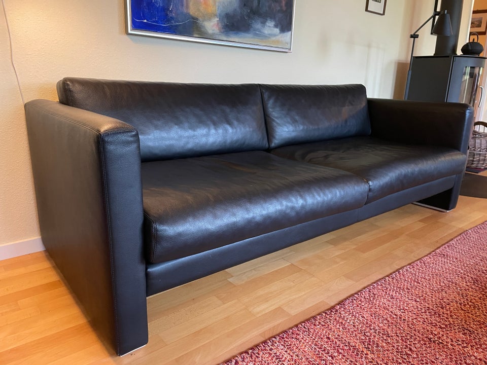 Sofa læder 3 pers