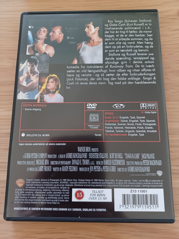 Tango  Cash DVD action