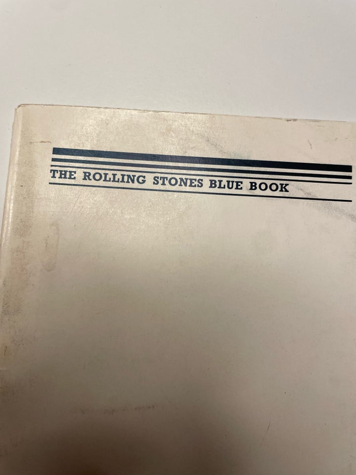 Rolling Stones Blue Book, emne: