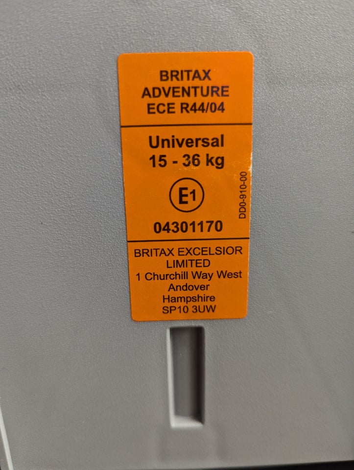 Autostol op til 36 kg  Britax Römer