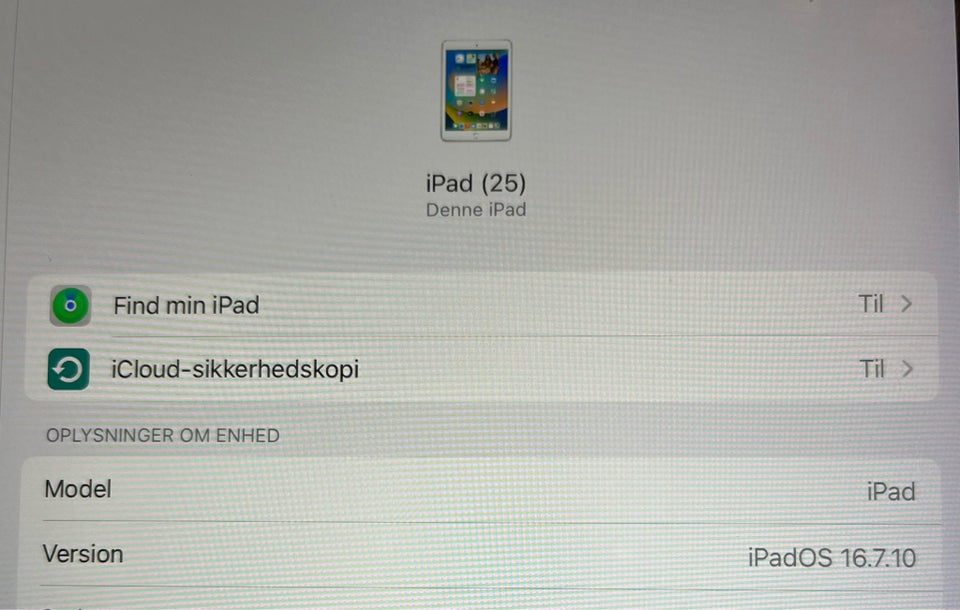 iPad 5, 32 GB, hvid