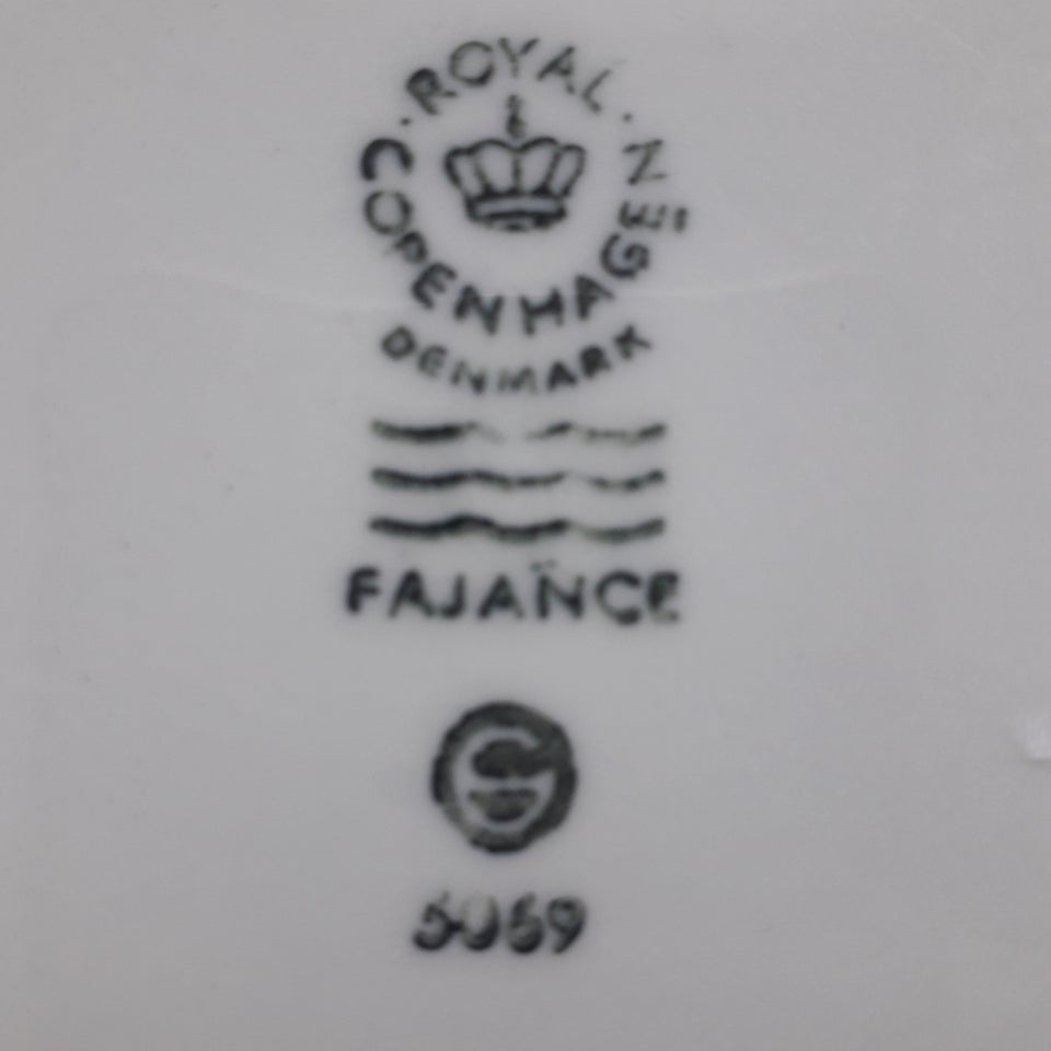 Fajance Blåkant