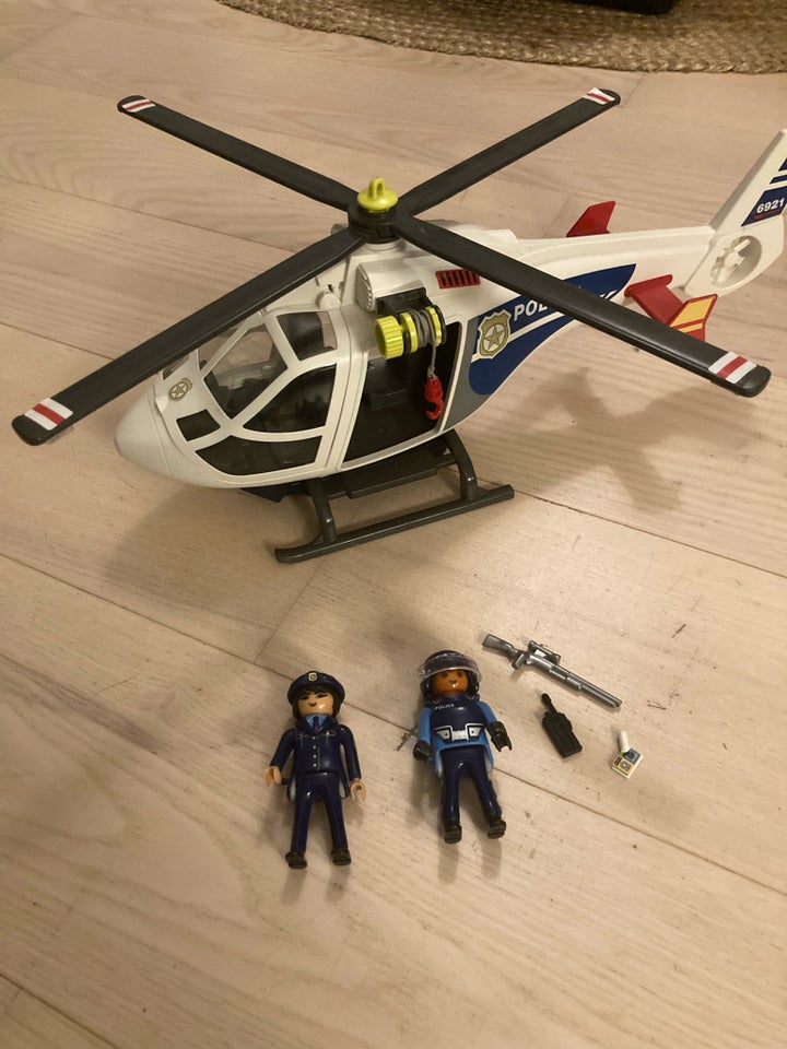 Playmobil, politi helikopter,