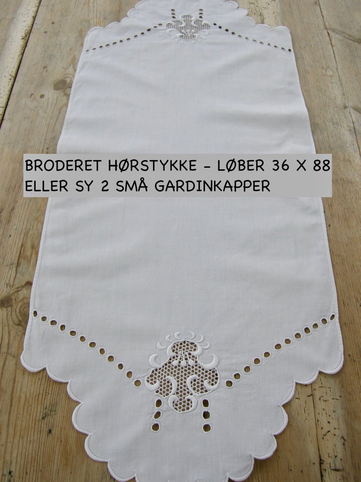 36x88 #Gardinkappe #Broderet