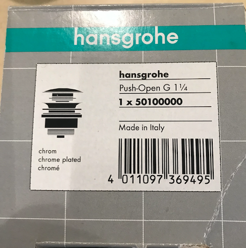 Bundventil, Hansgrohe bundventil