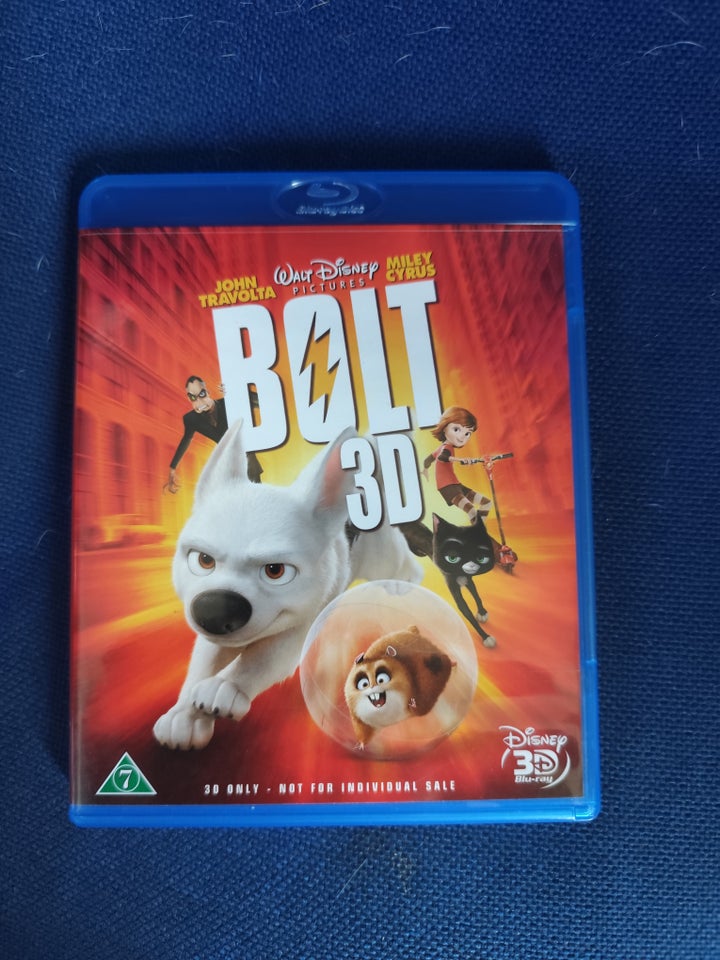 Bolt 3D, Blu-ray, animation