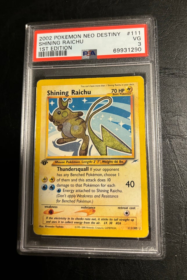 Samlekort, Shining Raichu 111/105