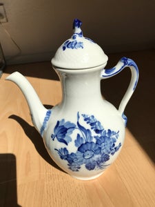 Porcelæn Kaffekande Blå blomst