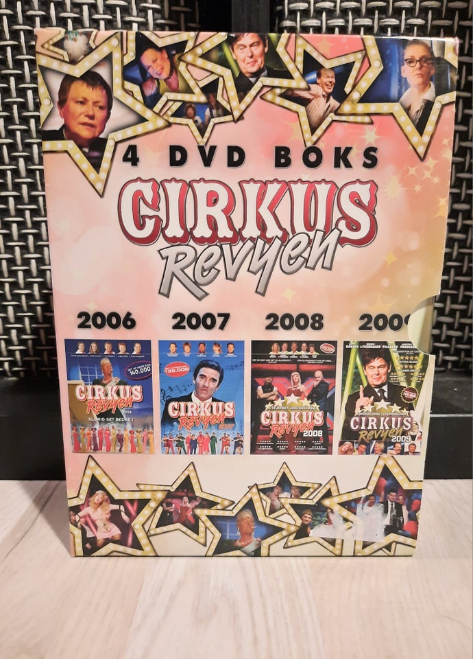 Cirkusrevyen dvd boks 2006-2009,