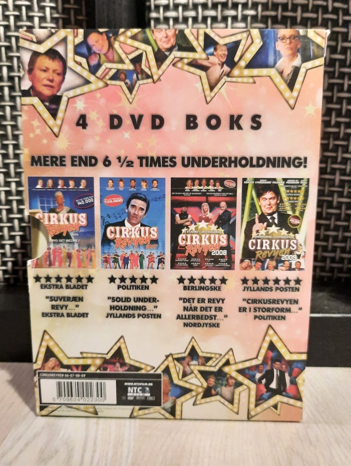 Cirkusrevyen dvd boks 2006-2009,