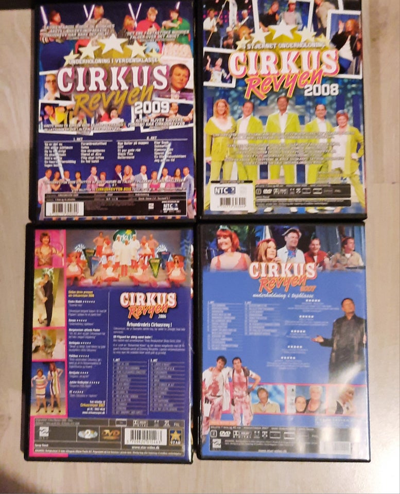 Cirkusrevyen dvd boks 2006-2009,