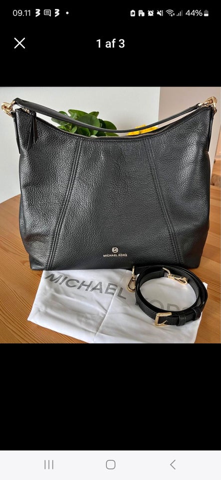 Skuldertaske Michael Kors læder