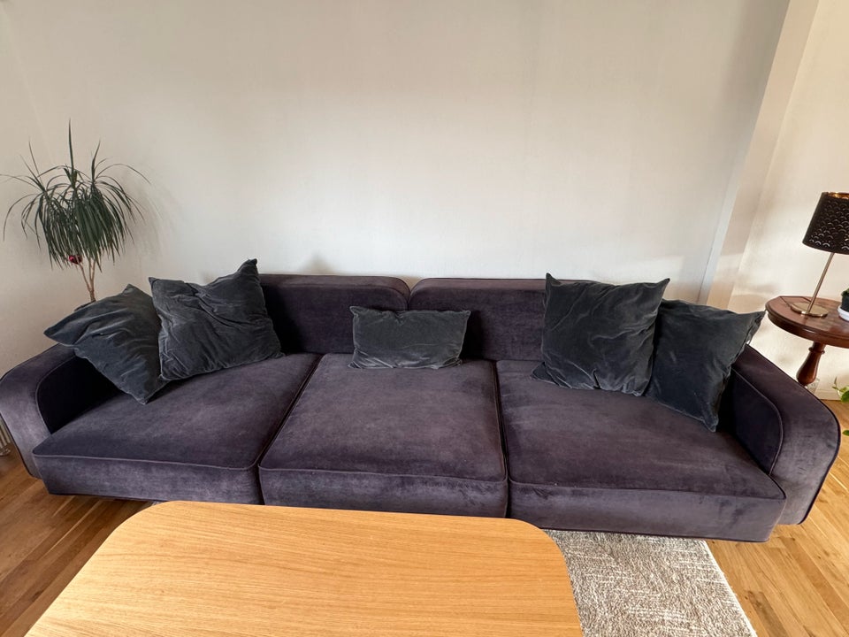 Sofa velour 6 pers