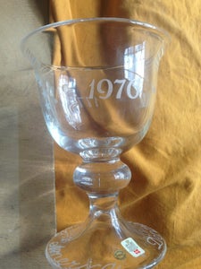 Glas Holmegaard pokal