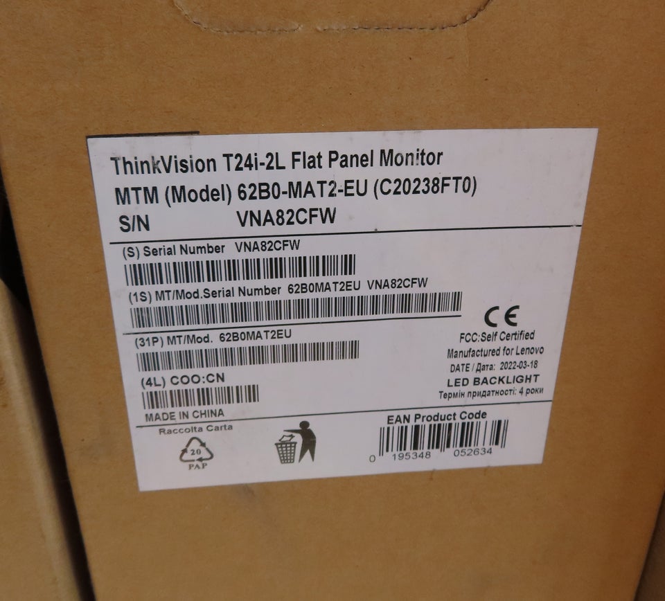 Lenovo ThinkVision T24i-2L 24