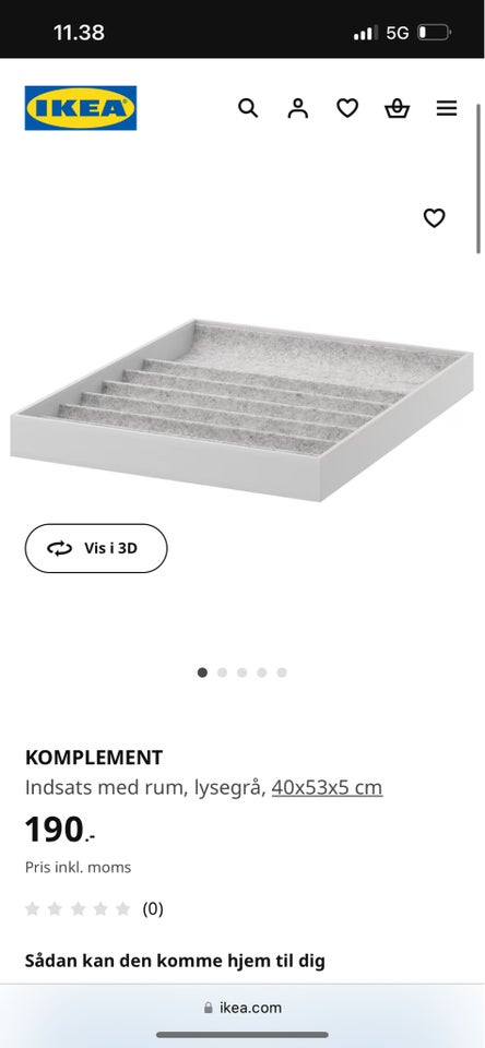 Klædeskab Ikea komplement