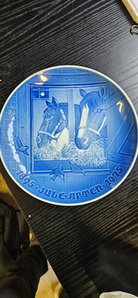 Porcelæn Jule platte B og G