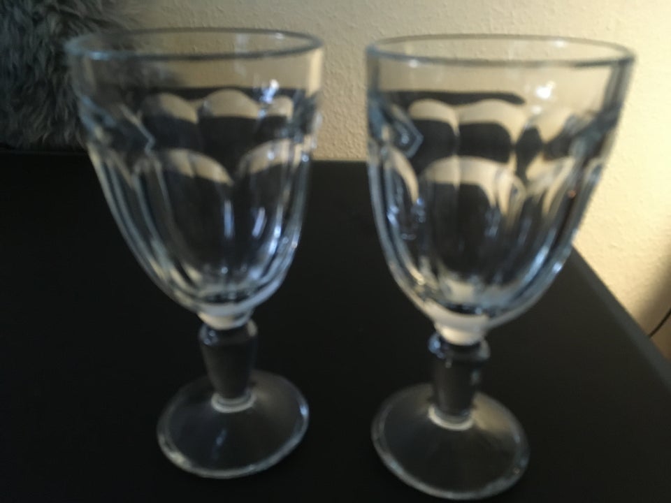 Glas 2 "slots"glas - H 16 cm