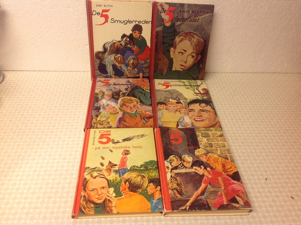 DE 5 Enid Blyton Bogsamling