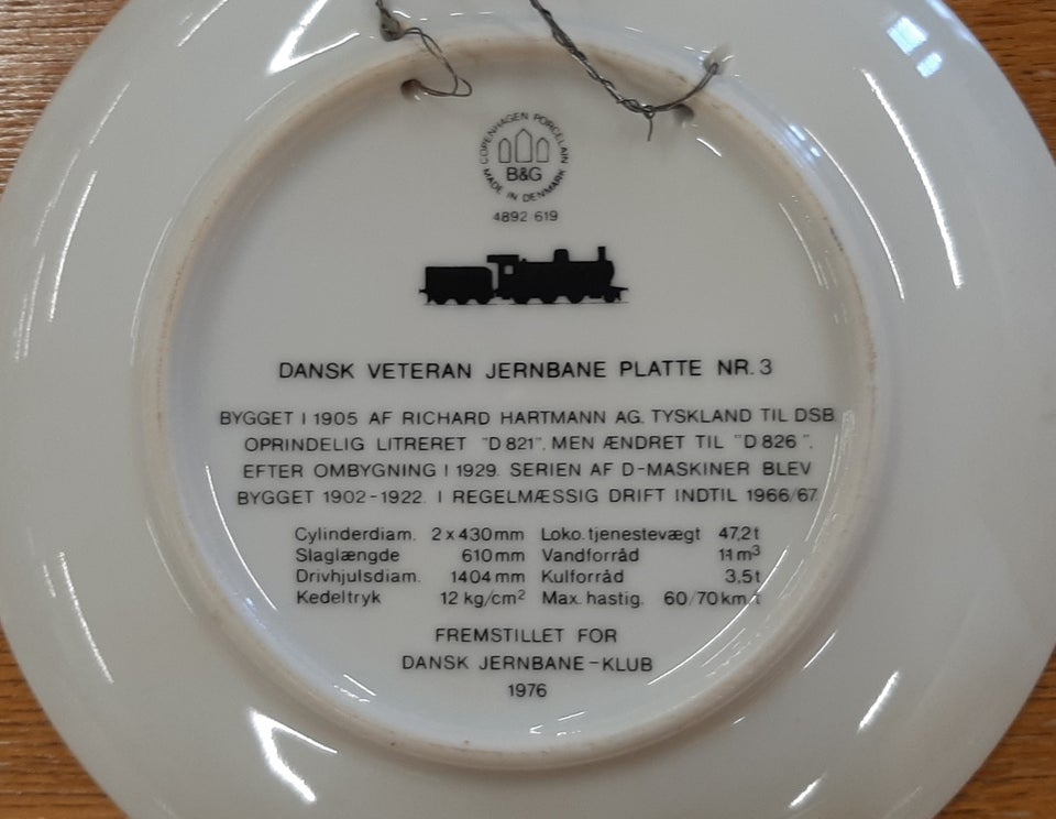 Dansk Jernbane - Klub - Platter,