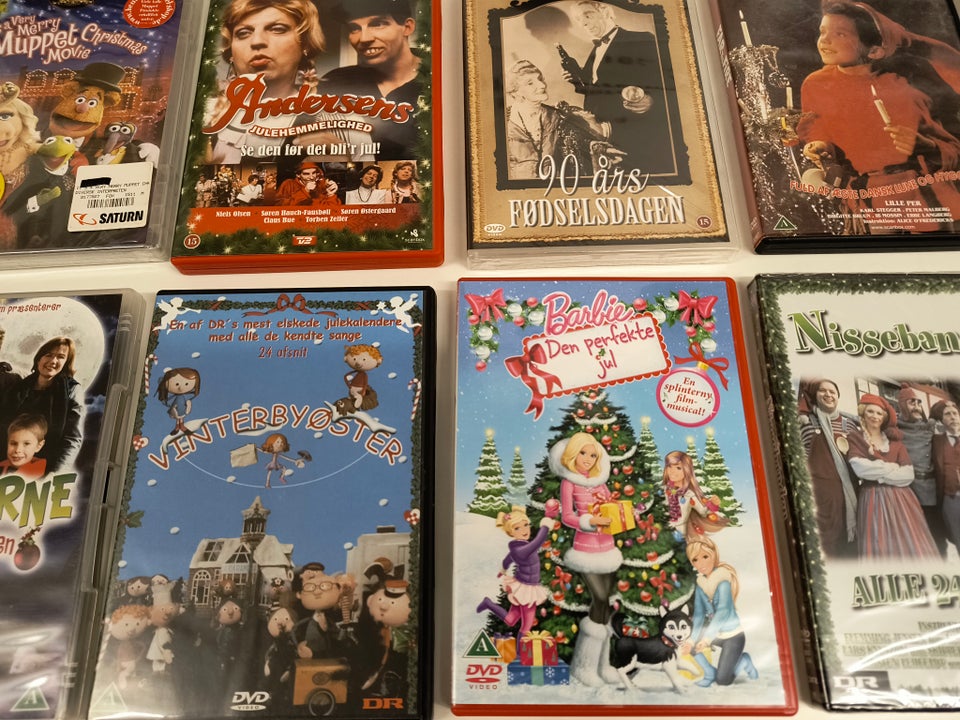 Julekalender, DVD, TV-serier