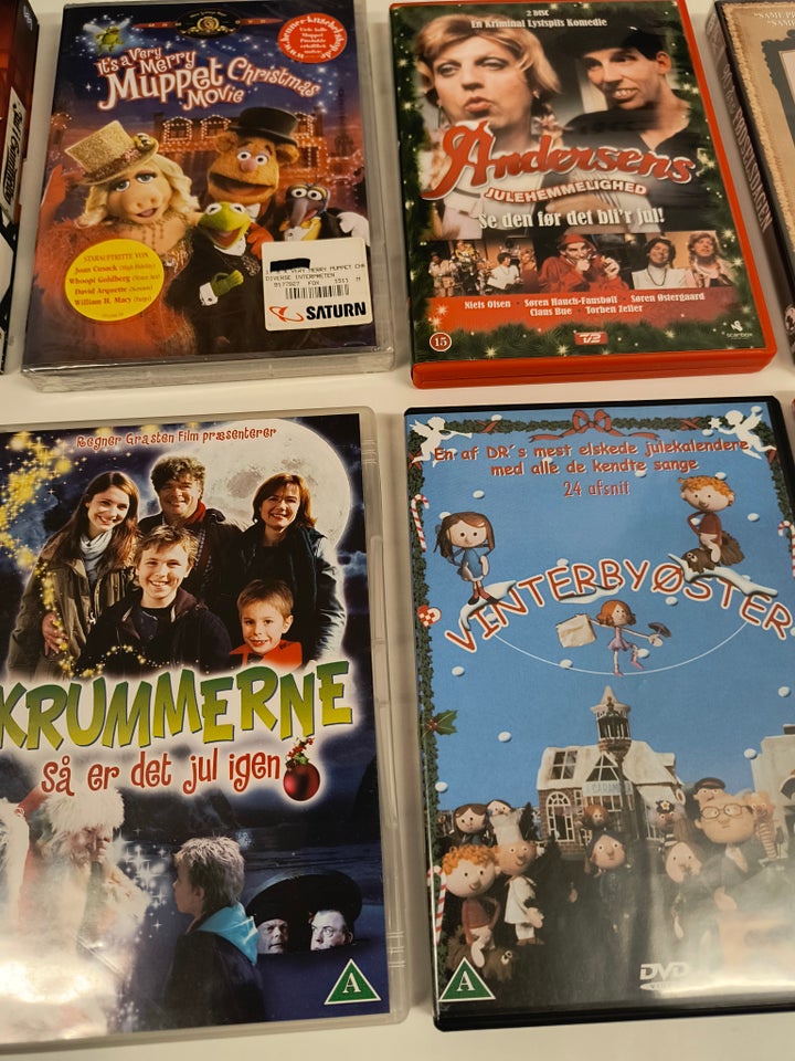 Julekalender, DVD, TV-serier