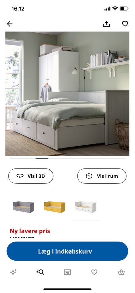 Sengeramme, Ikea, hemnes