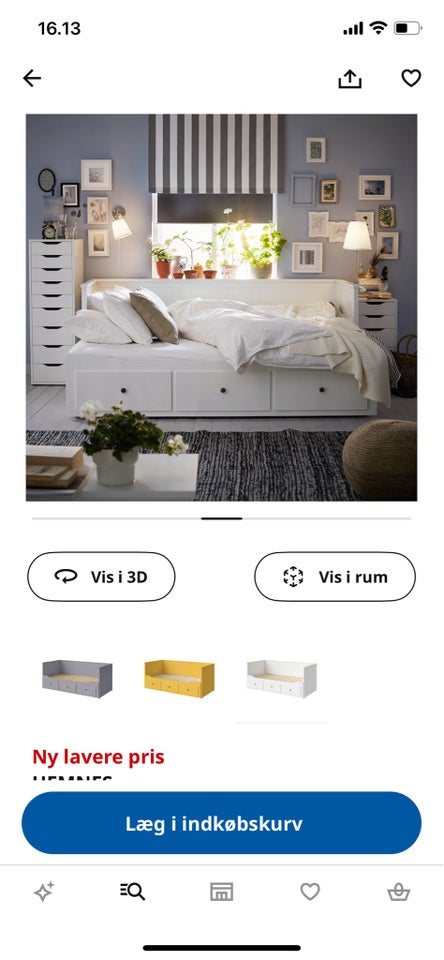 Sengeramme, Ikea, hemnes